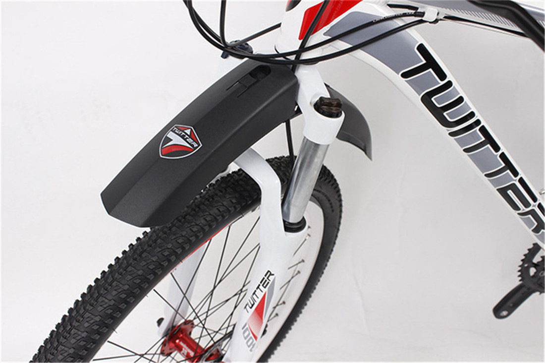 自行车挡泥板批发山地车挡雨泥瓦快拆带尾灯