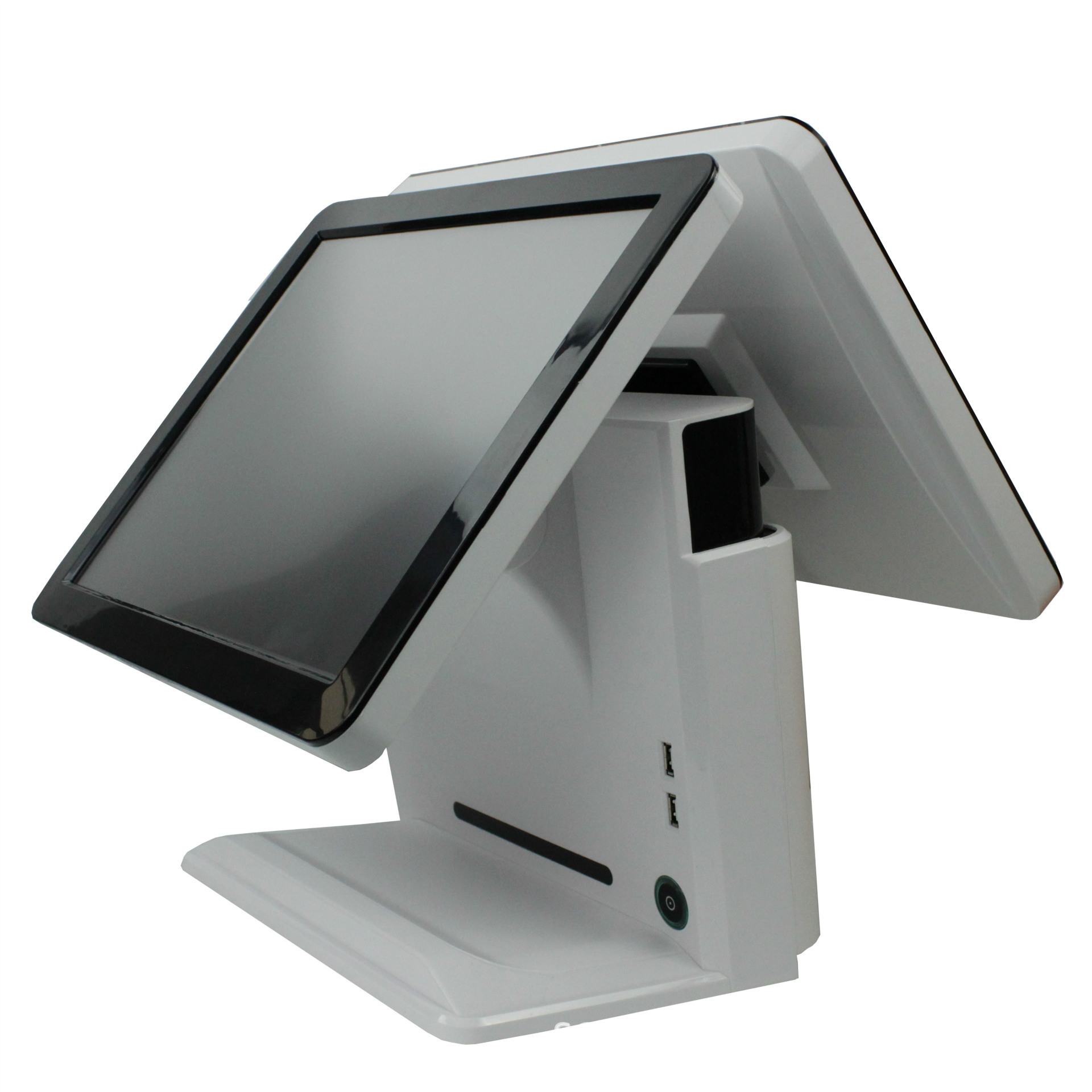 触摸双屏收银机 pos一体机 餐饮超市奶茶连锁便利店收款机厂家