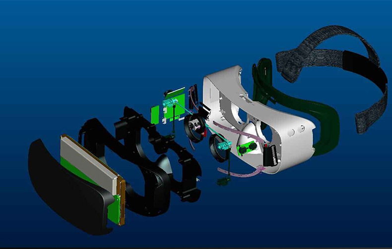 3d数码智能眼镜 vr虚拟现实一体机 头戴式设备 游戏电影