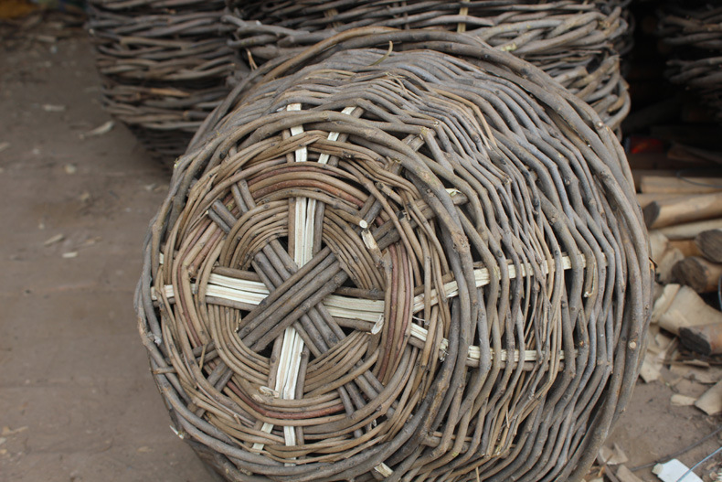 供应白蜡条抬筐图铁路工务段石料筐枝条筐