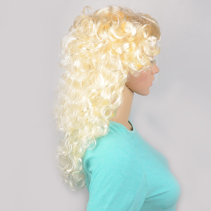 2016新款女潮流发型 化纤丝假发长卷发 自然女士可烫染发套