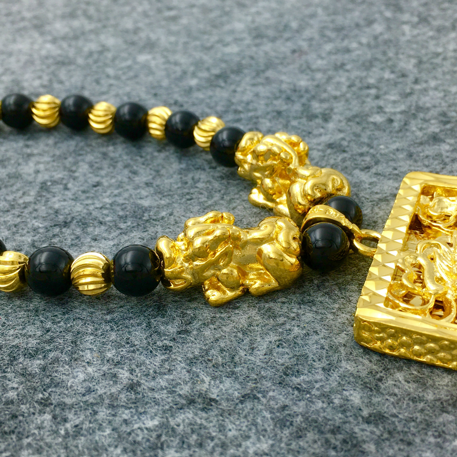 供应越南沙金 16k金项链 爆款男士厚金项链 厚金龙柱大吊牌批发