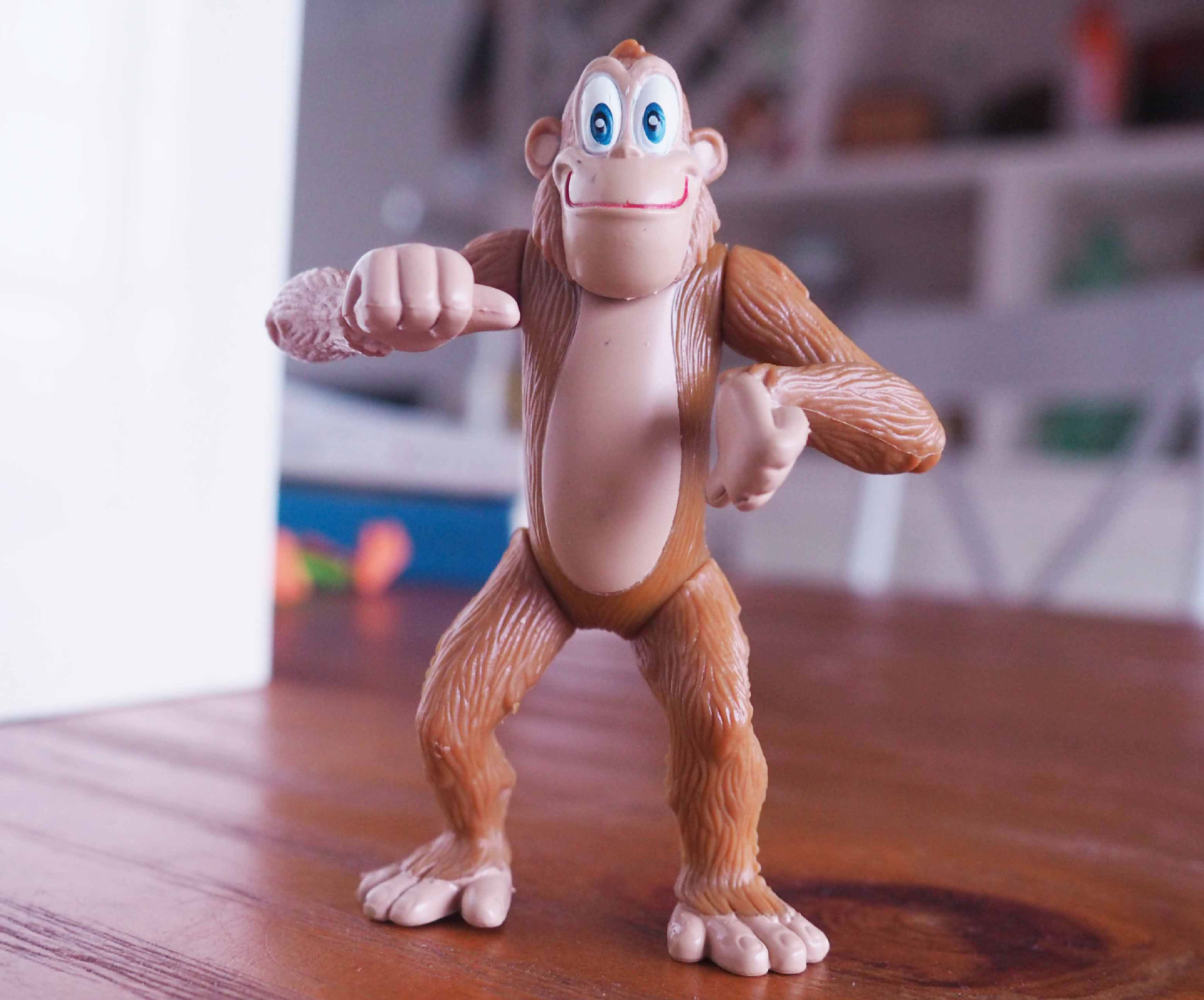 骏翱塑胶玩具 猴子模型 雨林动物 学前认知 识物辨色 厂家爆款