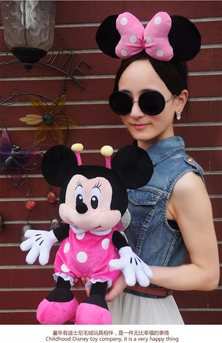 正品头箍发夹米妮蝴蝶结耳朵发箍米奇发卡儿童头饰礼物