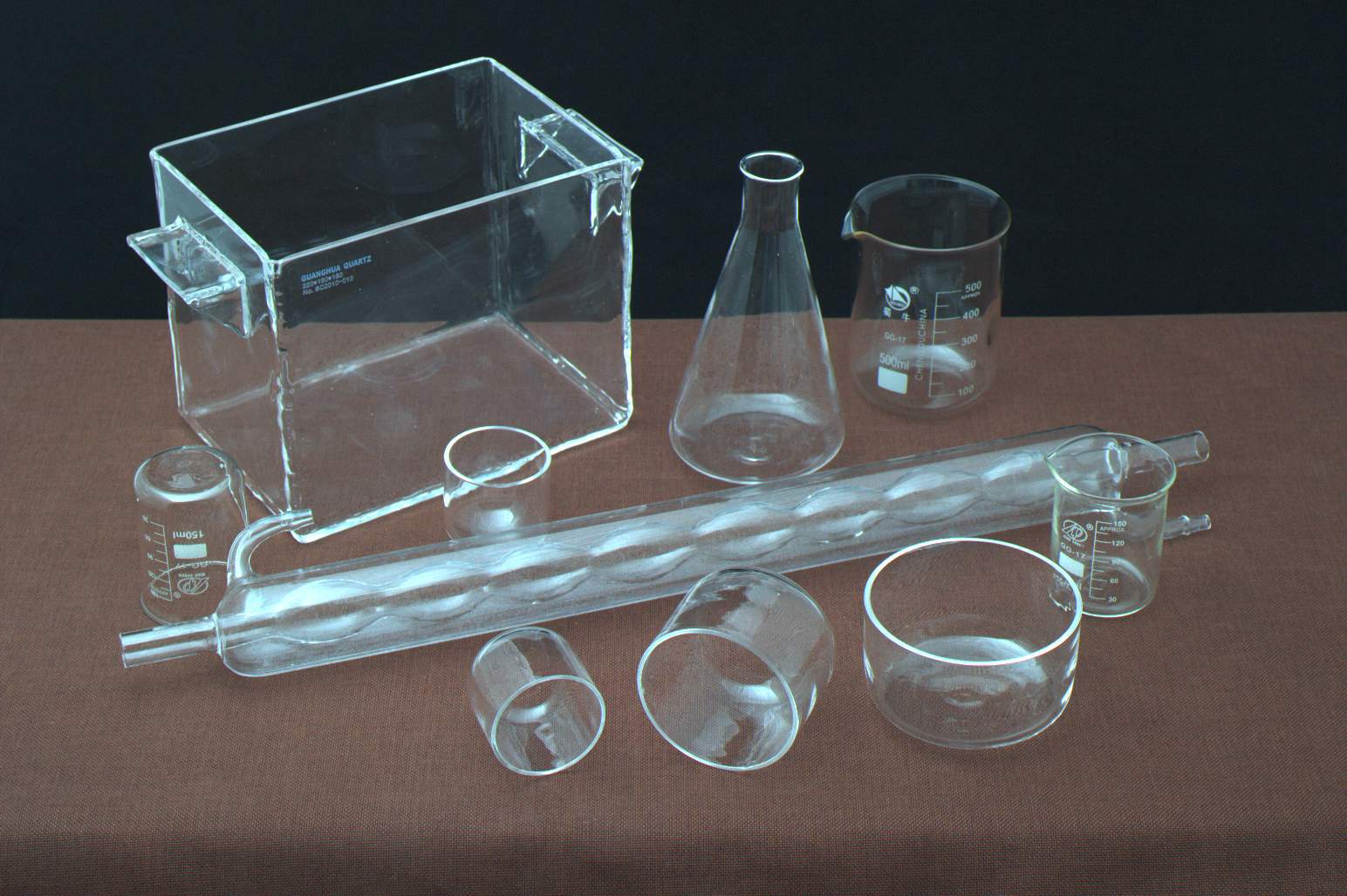 高纯度石英烧杯 耐高温 耐腐蚀 50ml