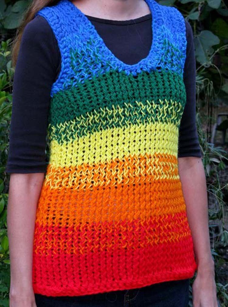 长形kkrainbowvestfrontOK