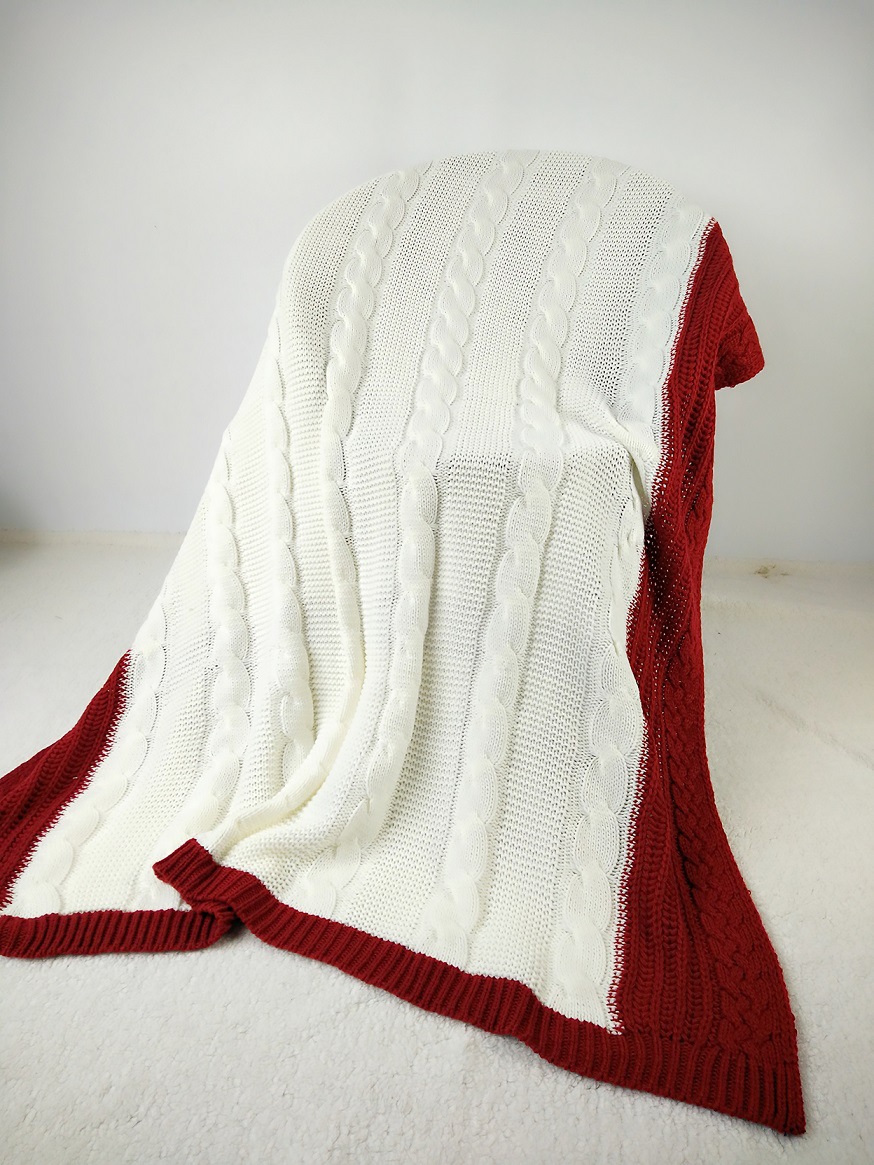 供应2018年腈纶毛毯 厂家直销优质休闲毯