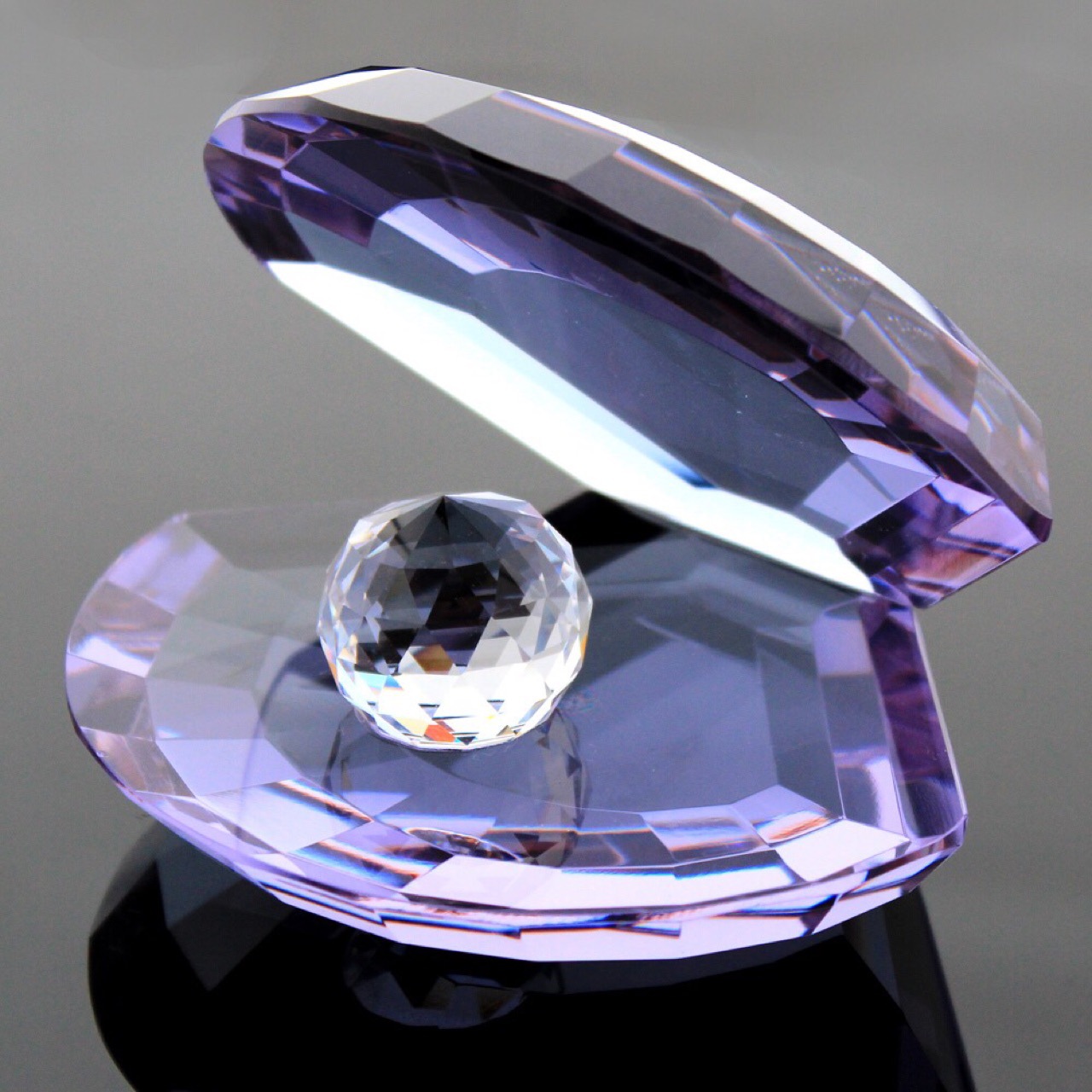 厂家直销 水晶工艺品 生日礼品 学生礼物 水晶贝壳