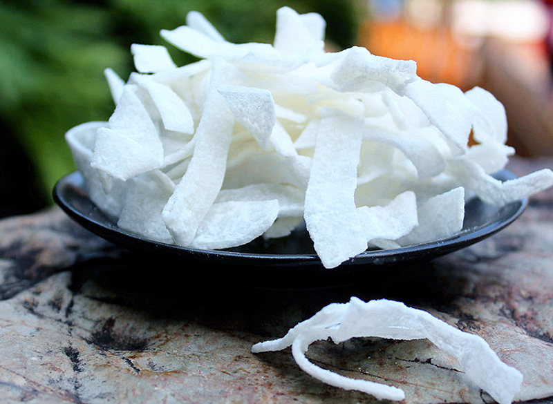 微信爆款 原味椰子条 散装1公斤百雪椰条