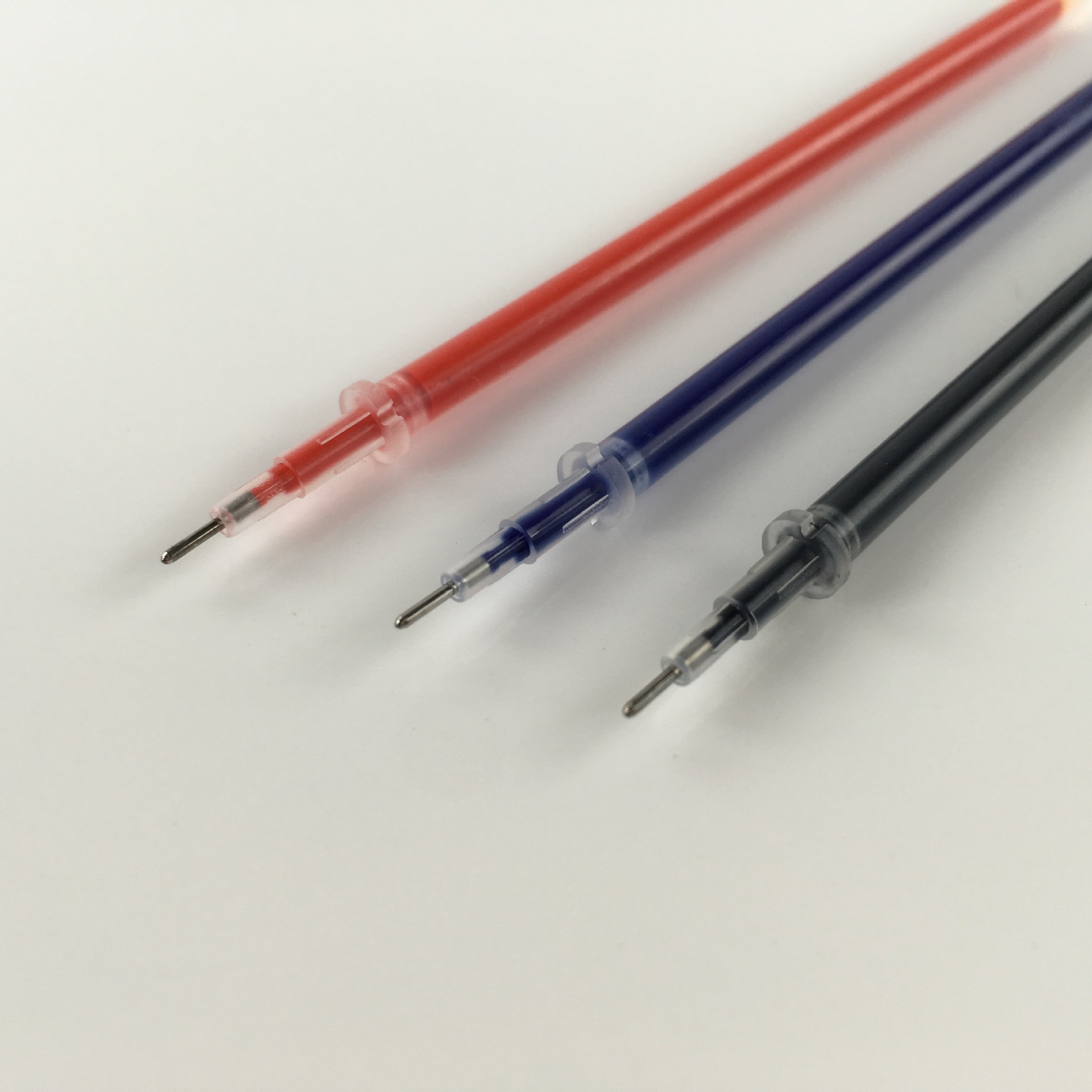 笔芯 子弹头全针管中性水笔芯0.5mm黑红蓝色替芯办公文具厂家批发