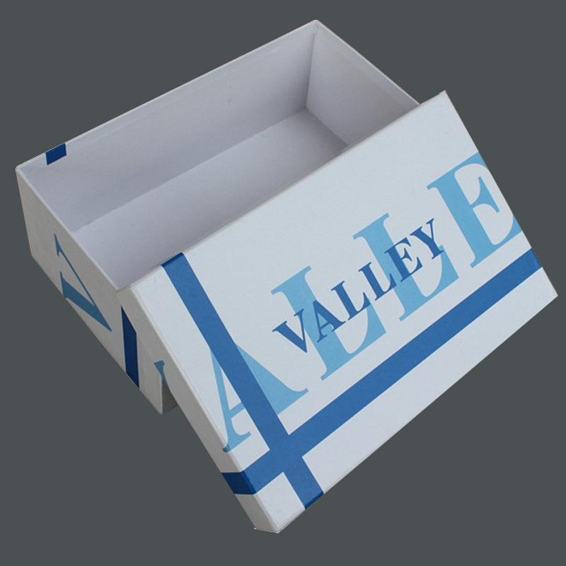 厂家定制白色鞋盒瓦楞盒 通用礼品包装盒 硬纸板天地盖纸盒 logo