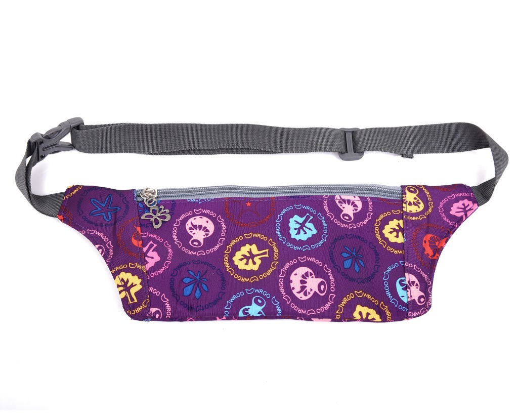 新款超薄迷彩腰包女士专用手机零钱小包隐形