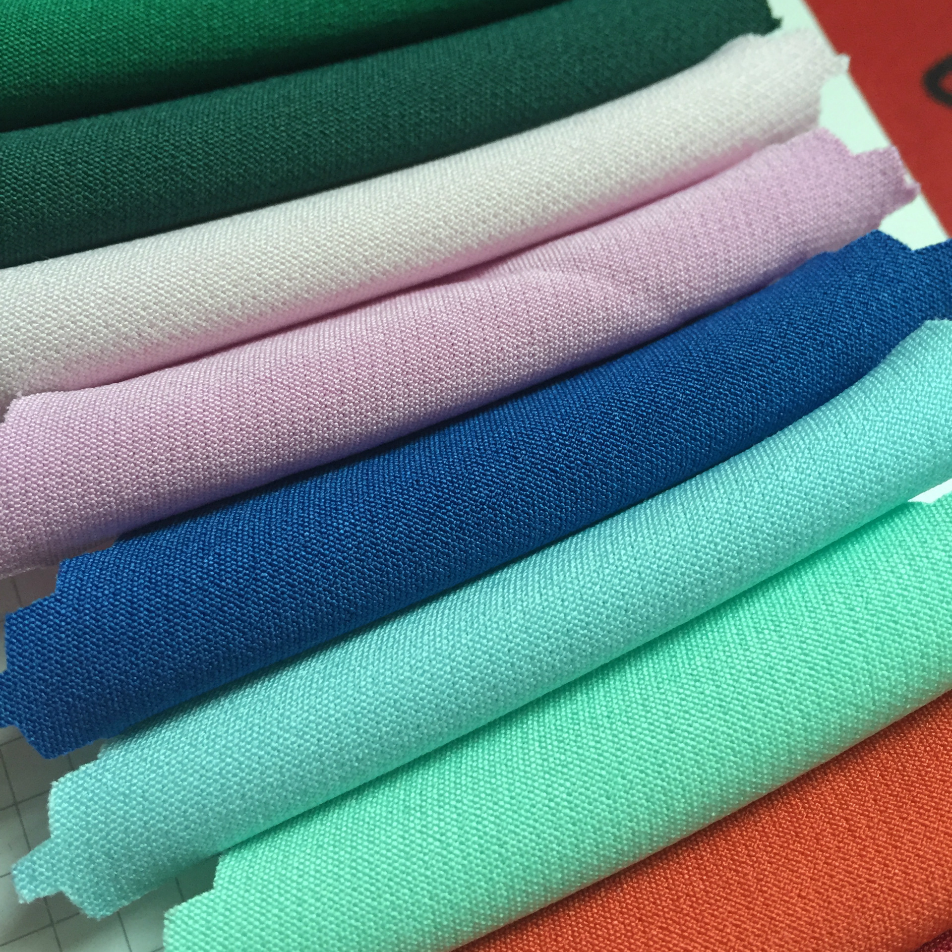 厂家直销数码印花涤纶双层四面弹面料