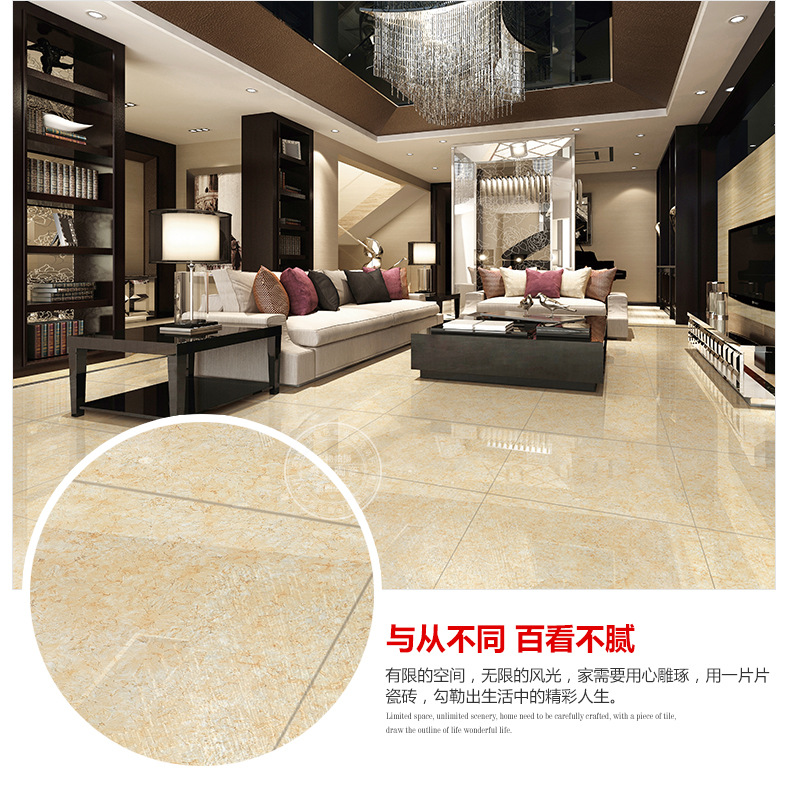 家用800*800全抛釉地砖 防污客厅瓷砖 防滑耐磨釉面砖 厂家批发