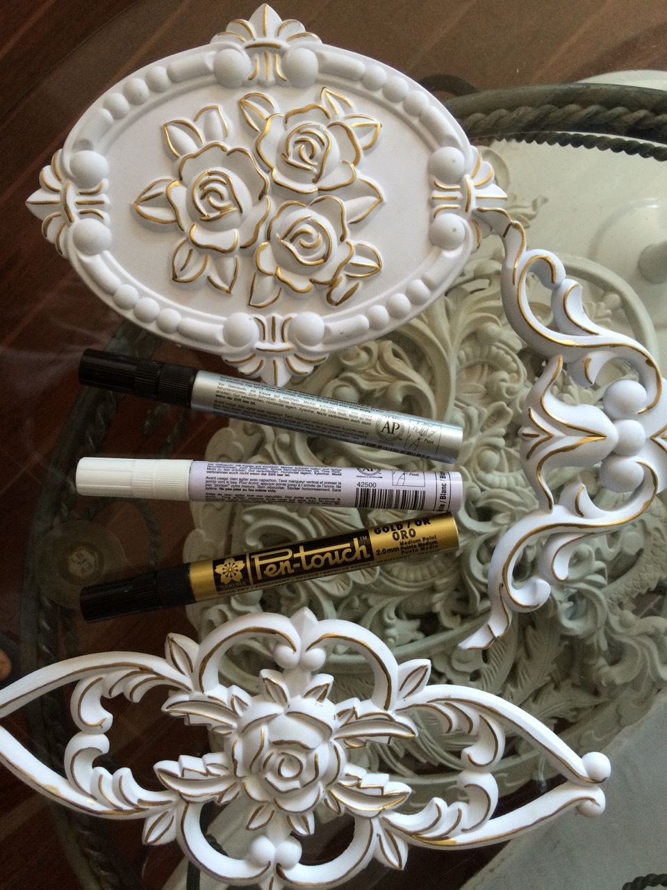 进口 欧式家具油漆笔 描金笔平面花 描金笔 平面装饰线条描金笔