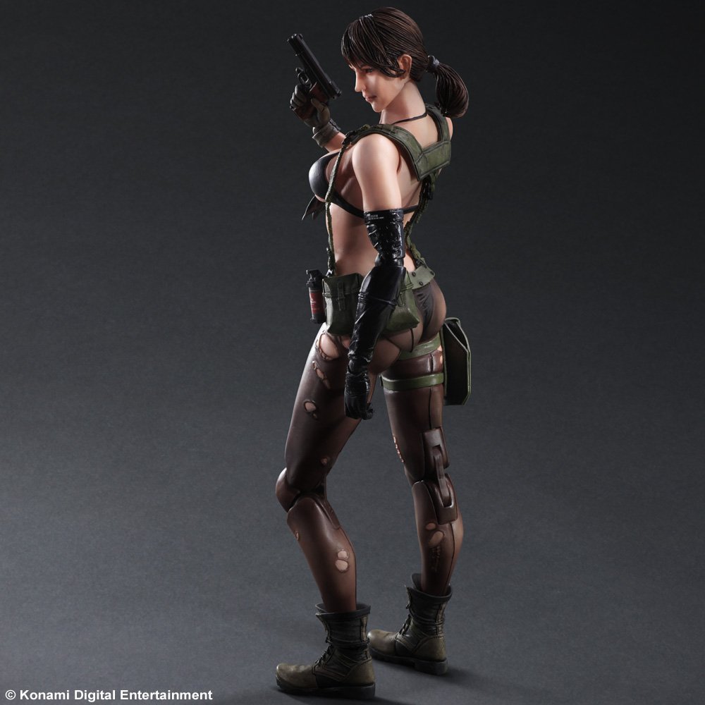 动漫批发 play arts改 合金装备5 幻痛 静静 静默 quiet 手办