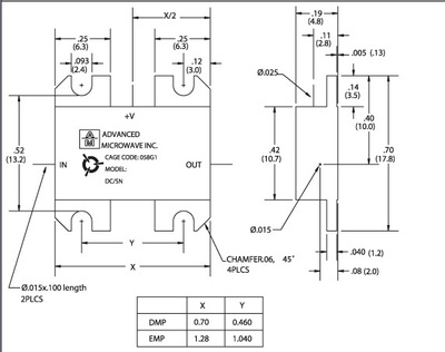 advanced microwave放大器pa2032a