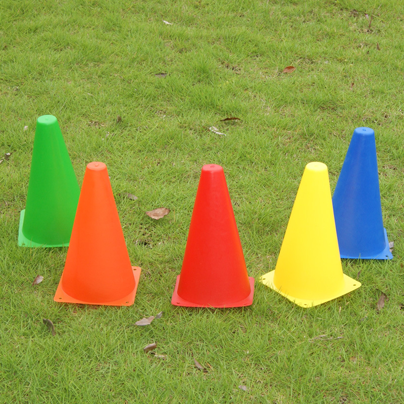 23㎝足球标志桶 加厚型标志筒 障碍锥 标志锥 雪糕筒足球训练器材