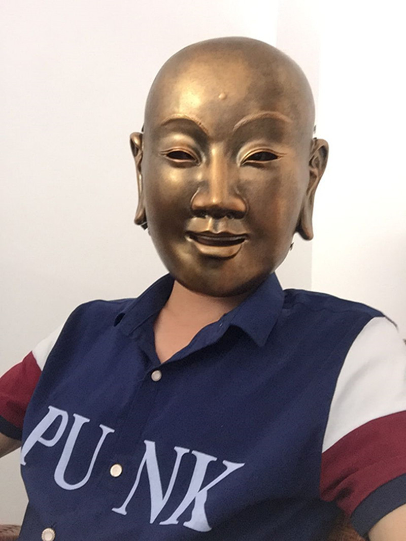 影视作品火锅英雄唐僧面具树脂面具批发