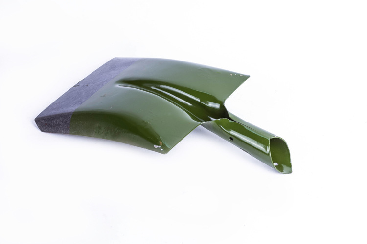 特厚绿白头平锹 平口钢铲 铁锨五金工具