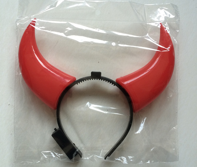 2017跑江湖地摊产品牛角灯圣诞节元宵节发光电子玩具牛角头灯批发