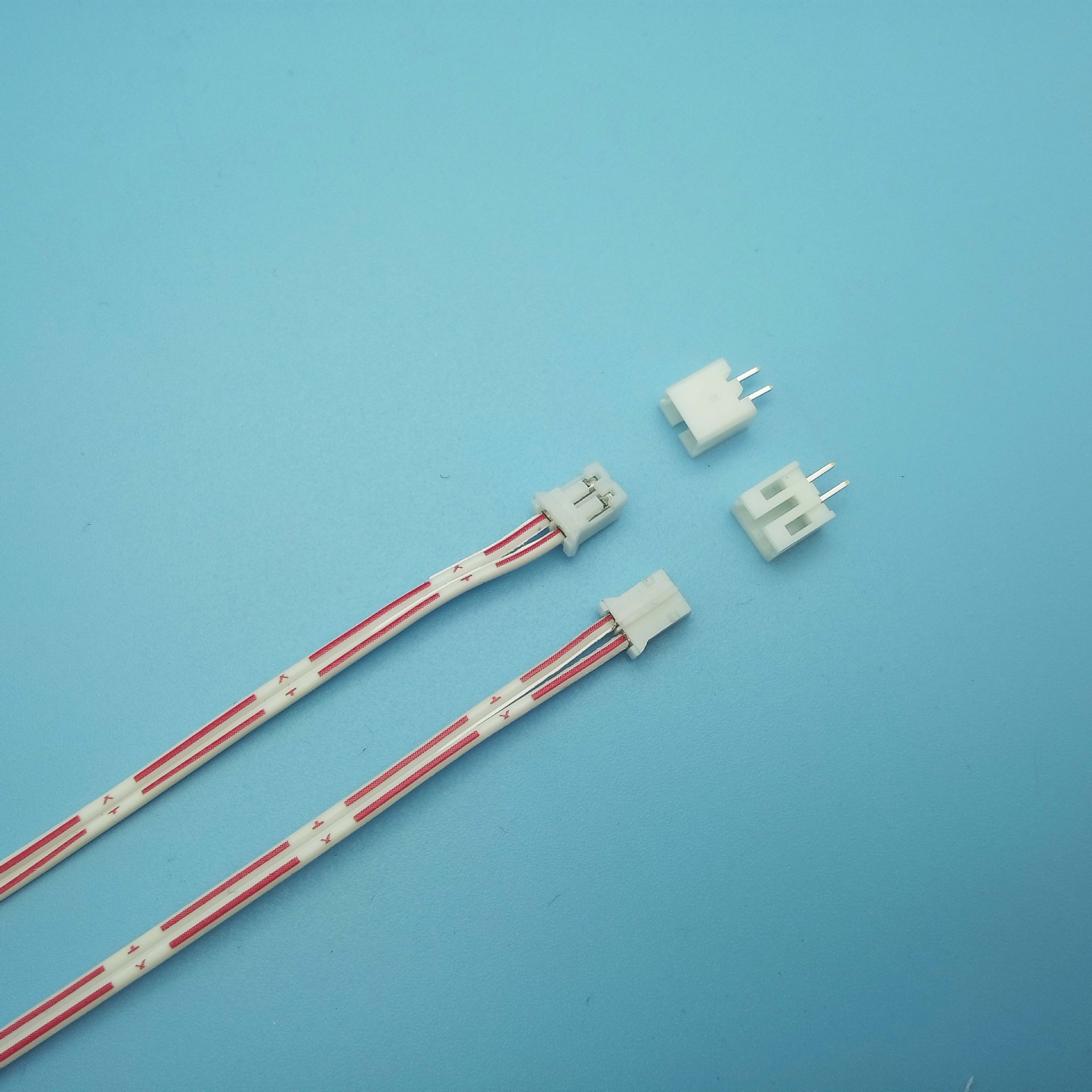 ph-2p端子线 2468红白排双头端子线连接器