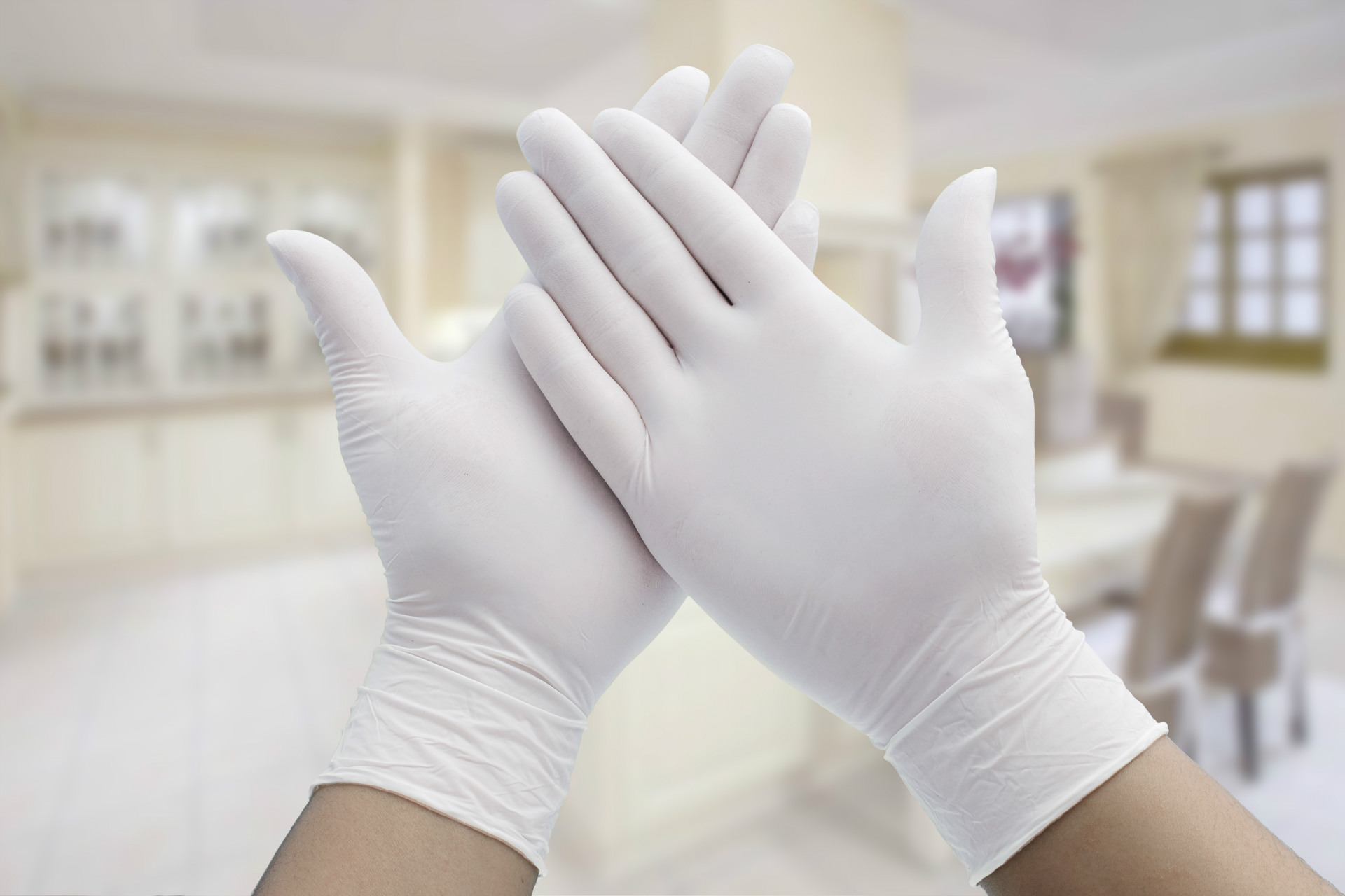 一次性乳胶橡胶手套pvc防油工业耐酸碱餐饮劳保丁腈手套防水包邮