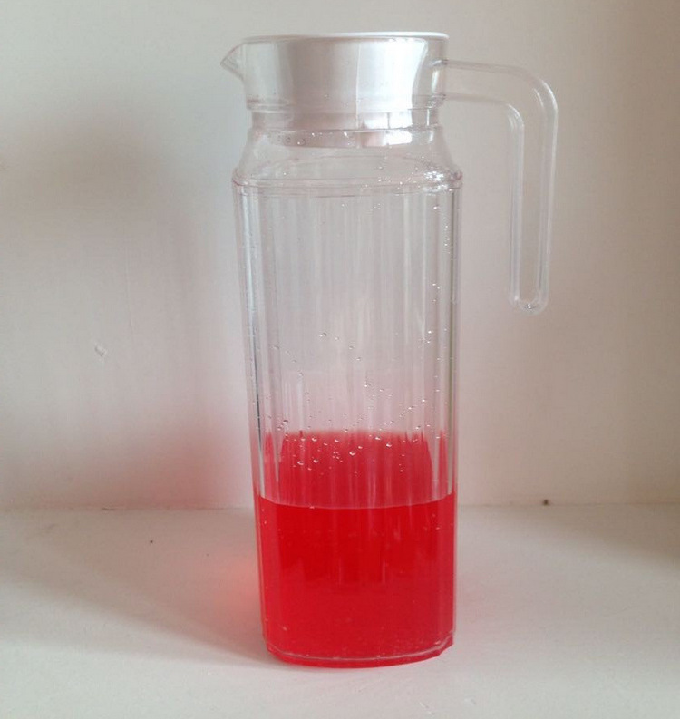 批发pc冷水壶条纹壶 啤酒扎壶塑料酒吧KTV用果汁壶耐高温抗摔水壶