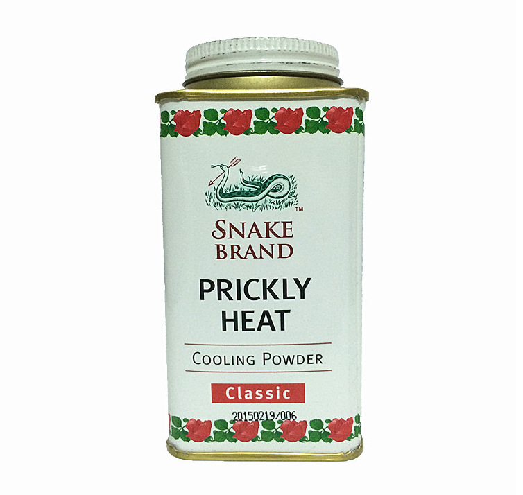 泰国进口 圣乐蛇粉100g 婴儿爽身粉/痱子粉 祛痱防蚊清凉宝宝正品