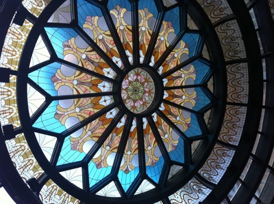 彩绘玻璃穹顶,玻璃穹顶,手绘教堂玻璃,教堂玻璃,彩绘镶嵌玻璃
