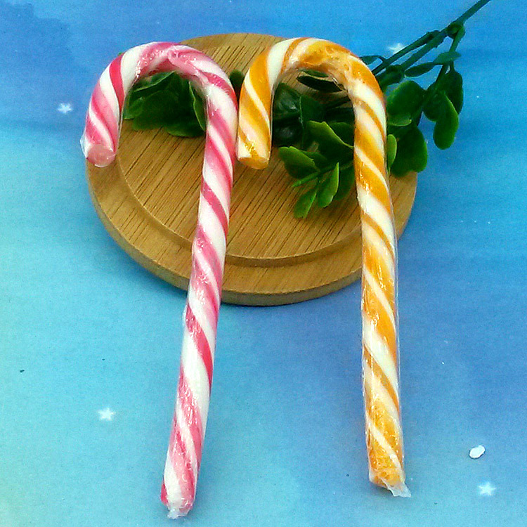 圣诞节平安夜配色拐杖拐棍糖批发 12克/20支/盒装饰礼物创意糖果