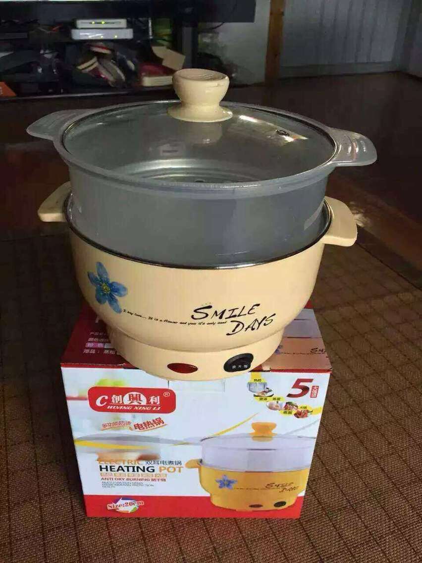 韩式防烫电热锅 多功能电煮锅 煮面锅 热卖展销会 批发 跑江湖。