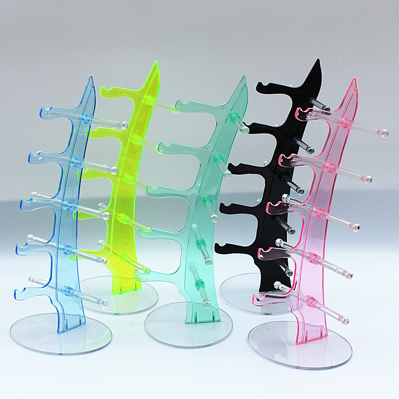 plastic glasses display stand for optical shop sunglasses sailing props display rack can be hung 3 pay 4 pay 5 pay