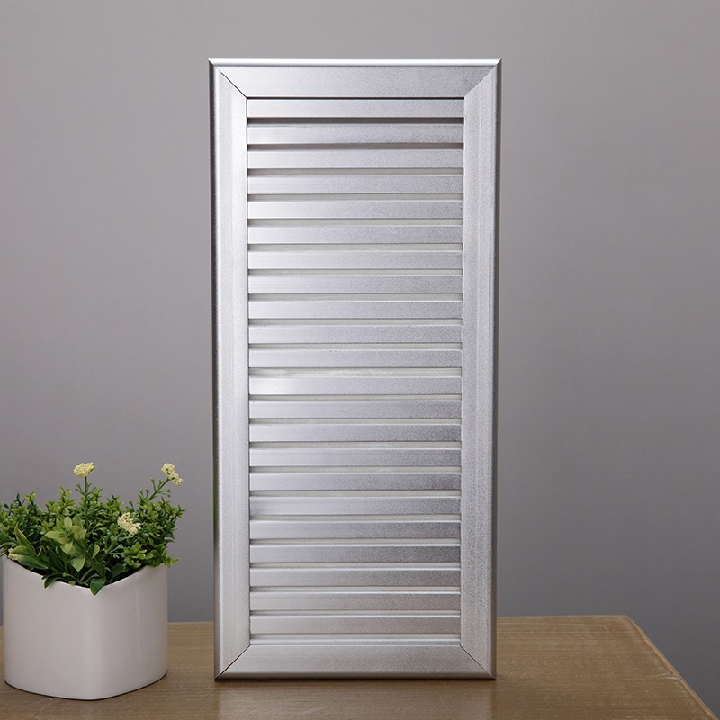 厂家批发优质百叶铝合金门框 厨房电视铝门框酒店空调百叶铝门窗