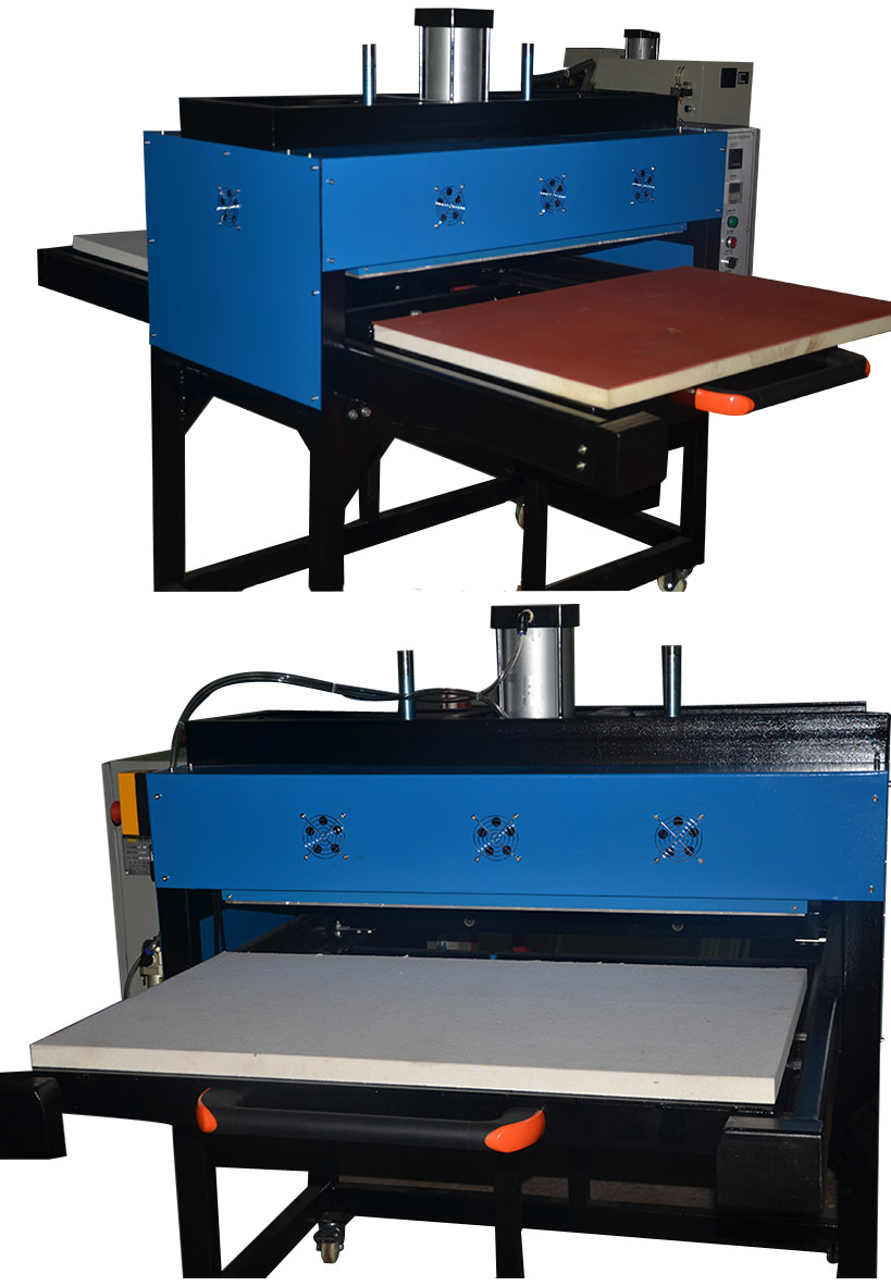 专业生产 升华转印机 气动双工位烫画机100*200cm厂家直销