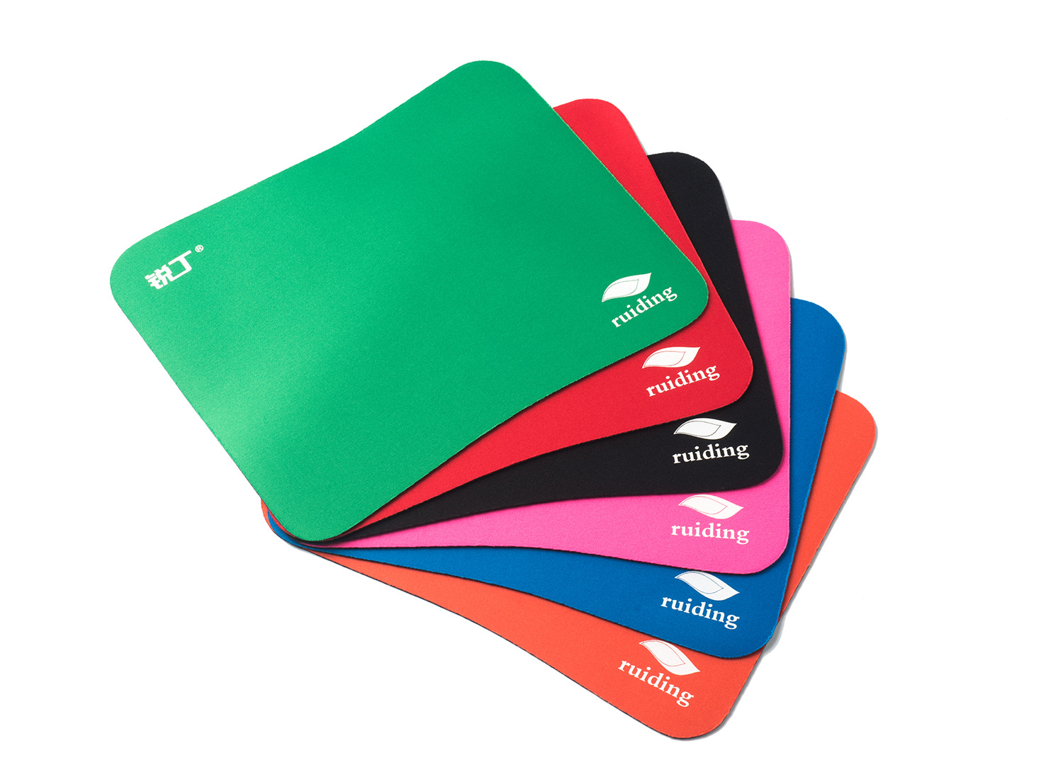 智慧鼠黑色时尚鼠标垫彩色天然橡胶鼠标垫定做鼠标垫logo定制