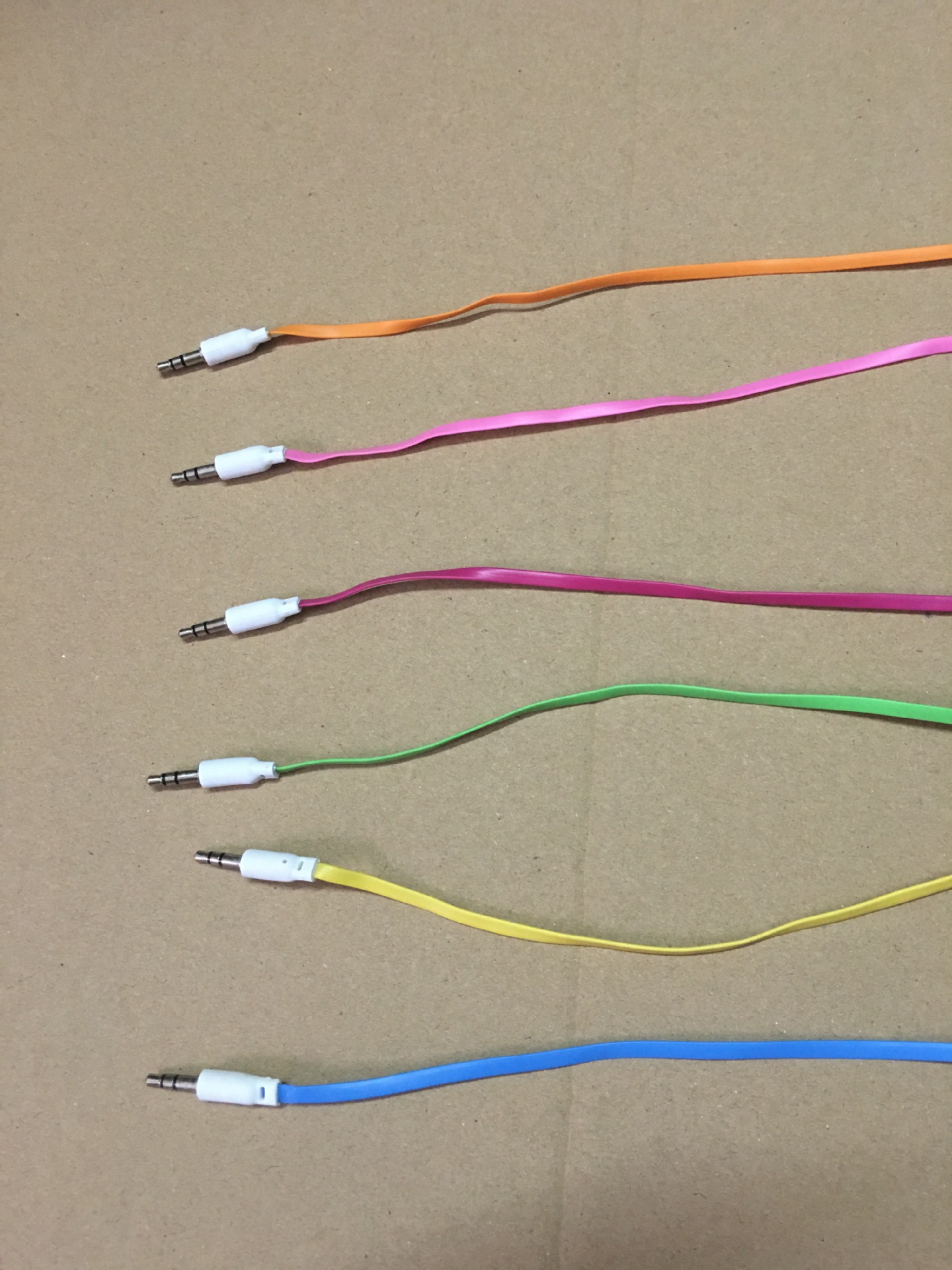 小面条音频线 扁线3.5公对公音频线 a