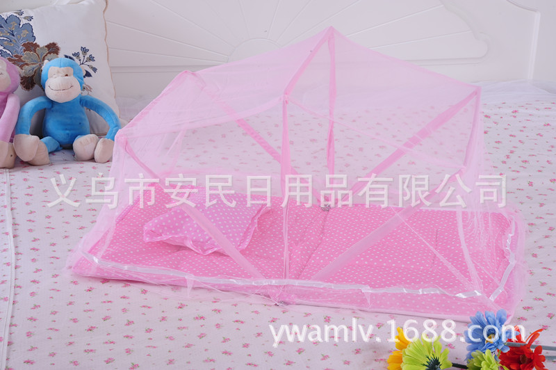 Hot Sale/Boutique Portable Foldable Babies' Mosquito Net/Installation-Free Soft and Comfortable Baby Mosquito Nets Factory Direct Sales