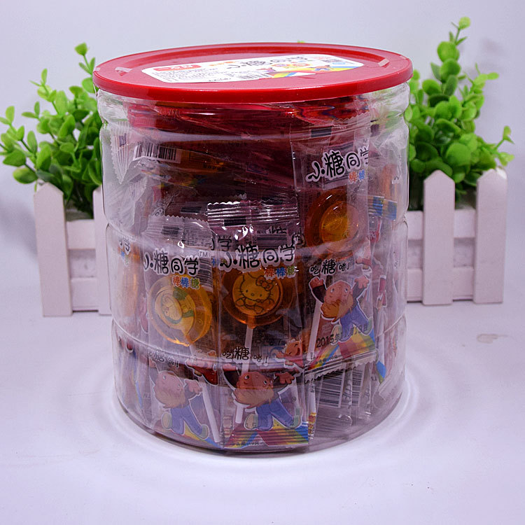 一麦好小糖同学卡通创意10g棒棒糖 新年儿童糖果批发超市家庭年货