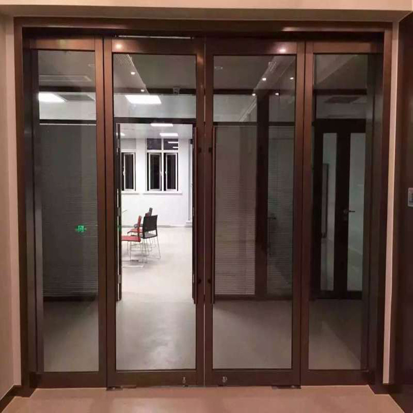 不锈钢双开门 星级酒店公寓不锈钢门套 玻璃门订制 厂家不锈钢门