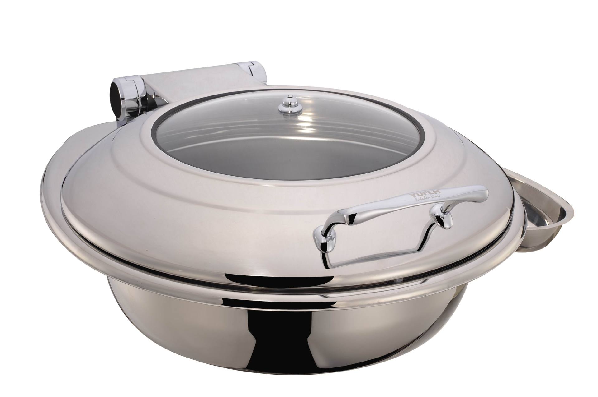 厂价直销yufeh宇辉不锈钢圆形自助餐炉1060lb可视布菲炉餐炉