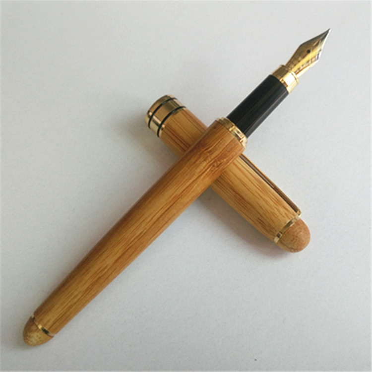 竹子钢笔 竹子签字笔 刻字定制广告促销礼品 现货批量包邮