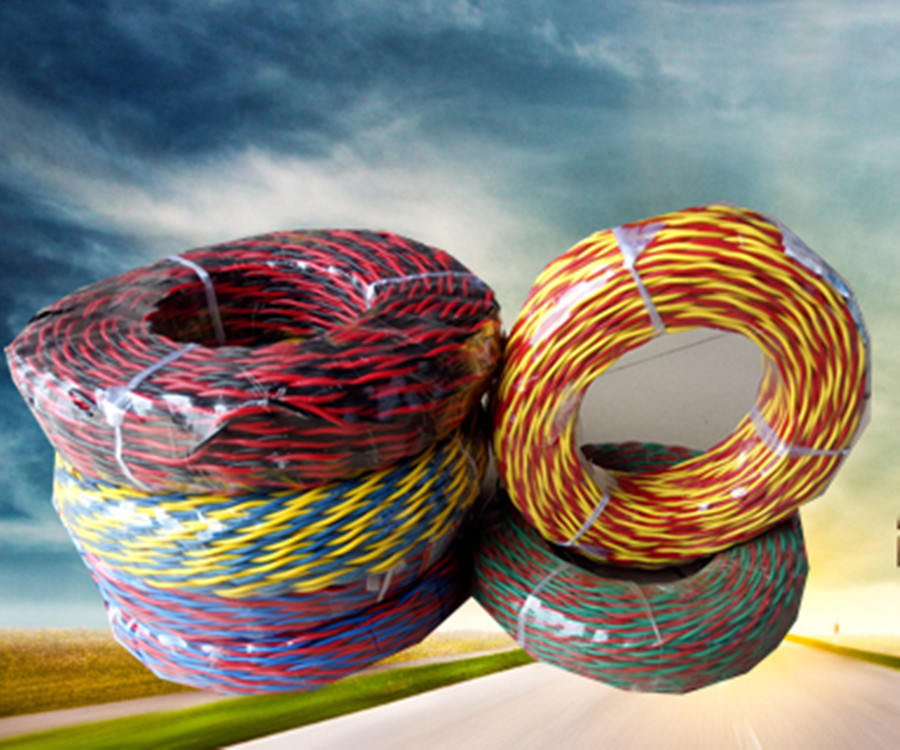 厂家直销纯铜花线 zr-1 1.5 2.5 平方消防用线 电源电子线包邮