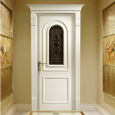 店主推荐 欧式原木门橡木门欧式简约实木门原木门全屋原木定制