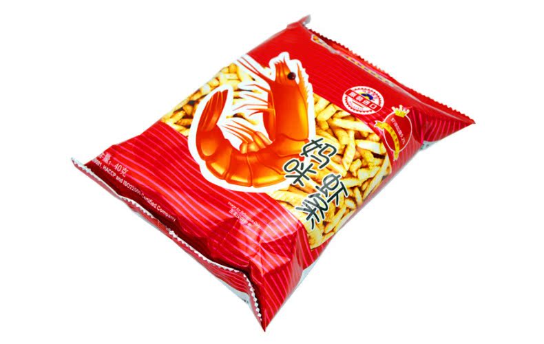 马来西亚进口 妈咪牌虾条 40g/60g 休闲零食 进口膨化食品批发