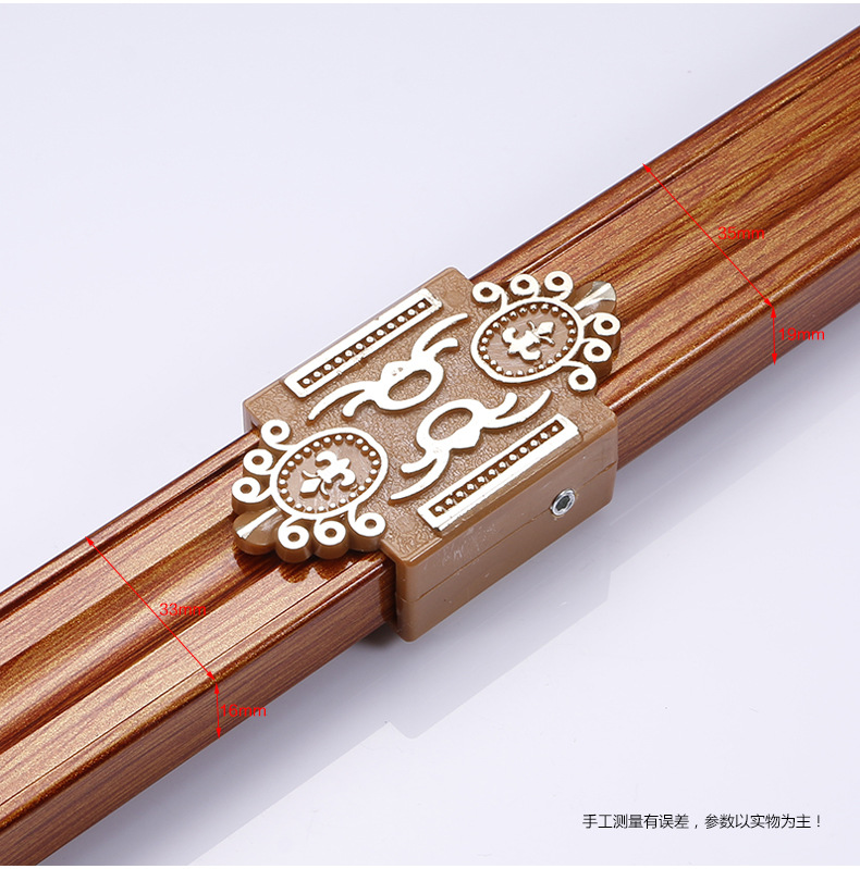 伸缩橱柜衣杆方形太空铝合金组合柜延伸挂衣杆晾衣杆厂家直销