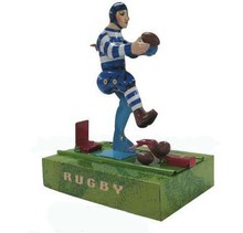 MM2006打橄榄球 怀旧主题个性摆件 创意礼品  铁皮收藏品玩具批发