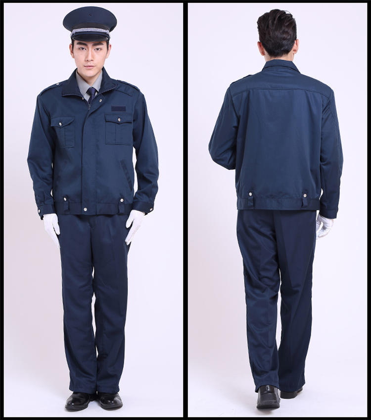 批发2011新款保安押运服装拉链夹克式保安服