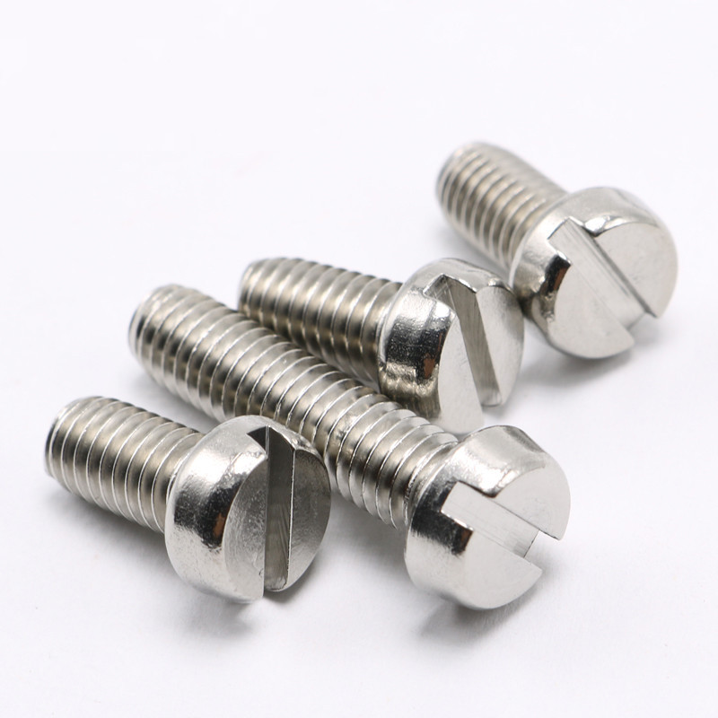 304不锈钢一字开槽圆柱头螺钉m2-m2.5-m3开槽圆柱头螺丝螺钉gb65