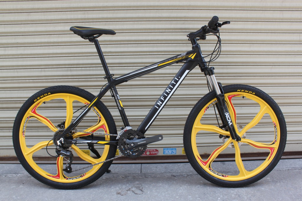 ifnt26寸山地车禧玛诺27速370套件铝合金车架学生车男女式自行车